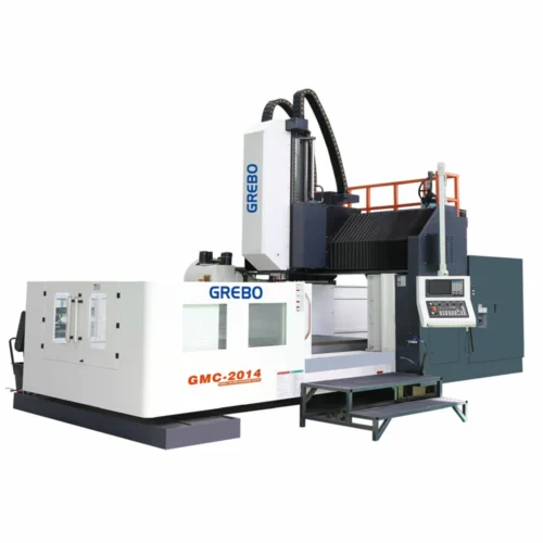 gantry-machining-center-front-showcase Gantry machining center official showcase view with BT50 spindle and 24-tool disc ATC