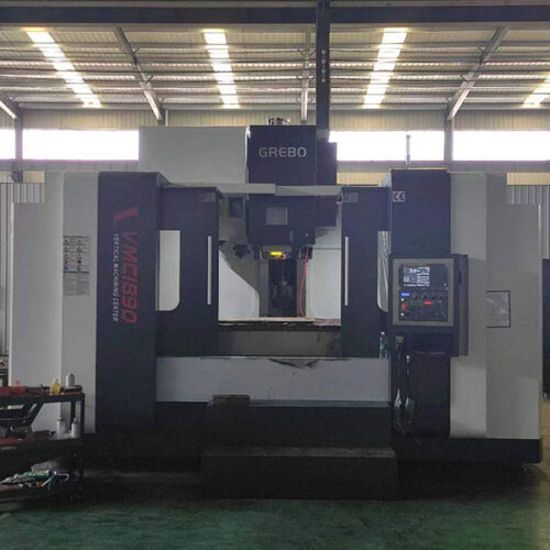 BT50 vertical machining center pre-shipment testing and quality control