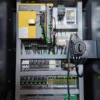 heavy-duty-machining-center-electrical-cabinet Electrical cabinet of heavy duty machining center with CNC control components and protection system