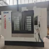 heavy-duty-vertical-machining-center-workshop Heavy duty vertical machining center installed in workshop for large workpiece machining applications