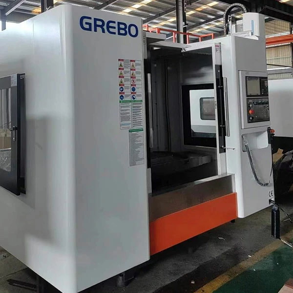 high-speed-cnc-machining-center-side-view Side view of high-speed CNC machining center showing compact structure and machine design