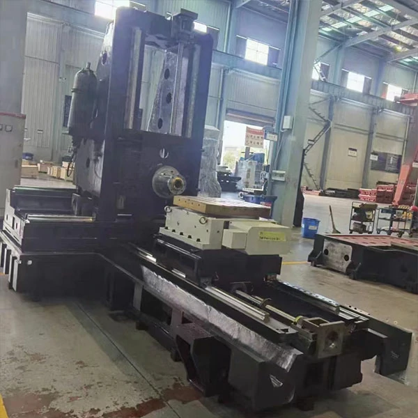 horizontal machining center in workshop for heavy duty precision machining