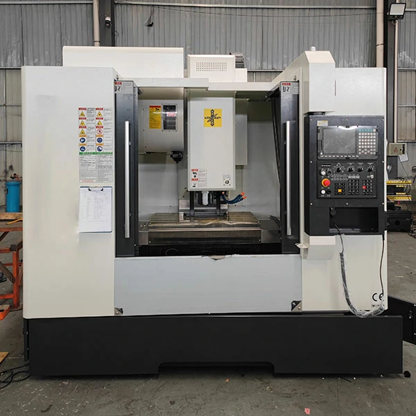 Vertical Machining Center worktable setup