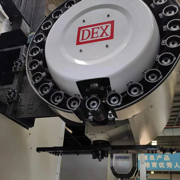 large-gantry-machining-center-tool-magazine Automatic tool magazine system of large gantry machining center