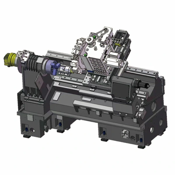 Slant Bed CNC Lathe machine at 45-degree angle