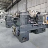 Slant Bed CNC Lathe machine base structure before enclosure assembly