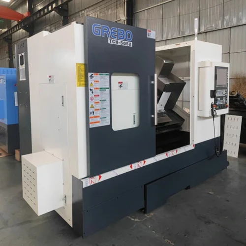 TCK50 series slant bed CNC lathe left view