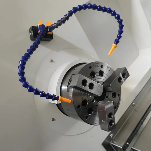 8-inch hollow hydraulic chuck and spindle of TCK50 slant bed CNC lathe
